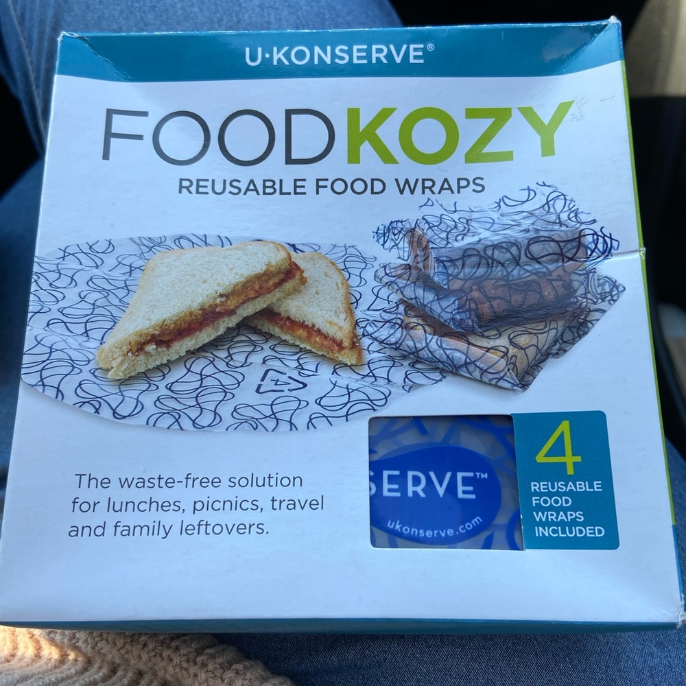 Food Kozy pack of 4 reusable food wraps
Zero waste